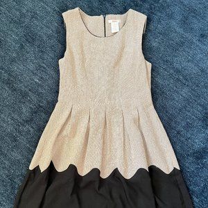 Esley Size 2 Dress Black and Tan Cocktail